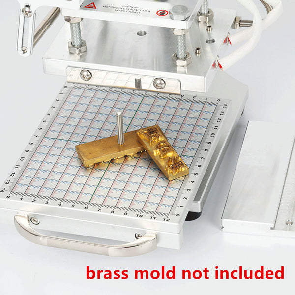 220V Hot Foil Press Stamping Machine Printer Manual Temperature Control Embosser