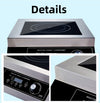 Portable Commercial Cooktop 5000W Induction Burner with Temp Settings Timer AU