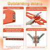 Foldable Drywall Cutter Drywall Cutting Tool Dual-Scale Gypsum Board Cutter