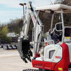 200mm Narrow Digging Bucket For Mini Excavators 7.87in Trenching Attachment