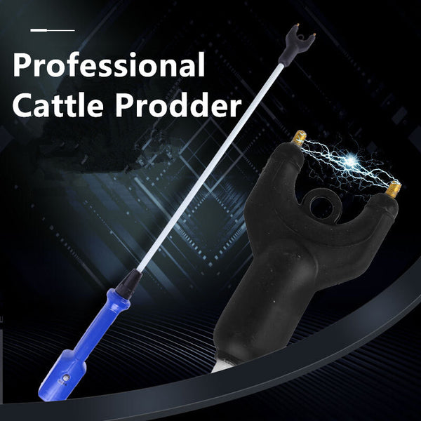 Handheld Cattle Prodder Stock Prod Rechargeable 12000V Electric Shock Pig Sheep