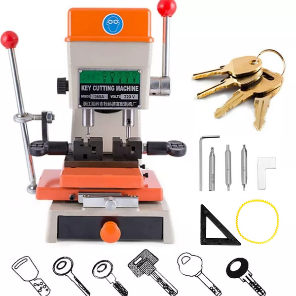 368A Key Cutting Machine Universal Key Copy Tool Duplicating Locksmith Equipment