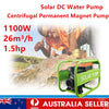 Solar Operated Agri Irrigation Booster Water Pump Farming Self-priming Transfer