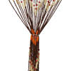 Beaded Curtain Door String Curtains 31Lines Bamboo Wooden Beaded Doorway Curtain