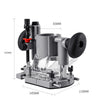 65mm Plunge Router Base For Woodworking Trimming Milling Slotting Machine Base