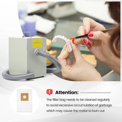 Dental Lab Vacuum Cleaner Single-Blade Wheel Dust Collector Extractor AU Plug