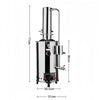 5L/h Water Distiller Purifier Machine Laboratory Auto Control Stainless Steel AU