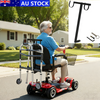 Universal Rollator Walker Holder For Mobility Scooter Carbon Steel Walker Holder