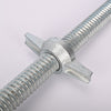 4 Pcs Scaffolding Adjustable Leveling Jack Steel Screw Large Bearing Capacity