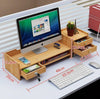 Monitor Stand Riser with Drawers Desktop Organizer 2-Tier for Laptop Computer