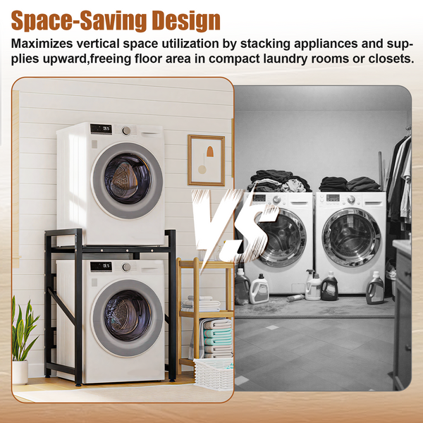 90-105cm Dryer Stand Washing Machine Dryer Stacking Rack Dryer Shelf Stacker AU