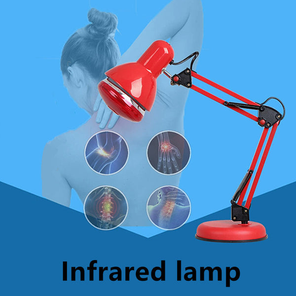 Infrared Therapy Lamp Home Foldable Red Heat Light 220V Pain Relief Therapy Lamp