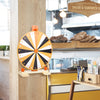 24 Slots Colorful Tabletop Spin Prize Wheel w/ Pen Eraser Roulette Wheel For Pub