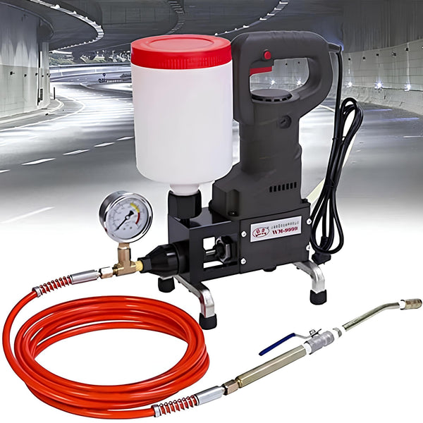 1100W High Pressure Grouting Machine Injection Pump Epoxy Waterproof for Repair