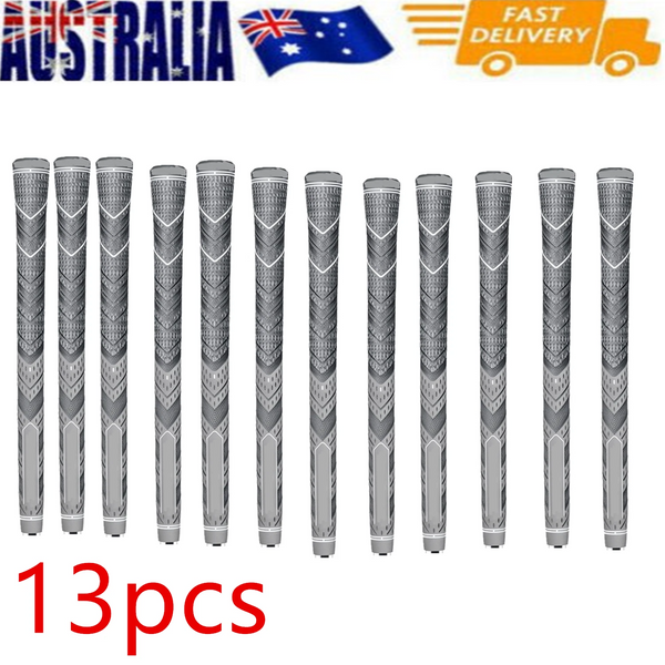 13pcs Golf Club Grips Multi-Compound Standard Size Grips Anti-Slip Golf Grips