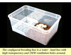 8 Grid Reptile Breeding Cabinet w/ 25W Heating Pad Hygrometer for Small Reptiles