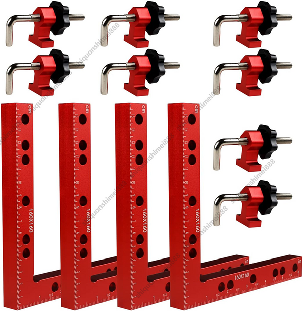 4 Pack Right Angle Clamp 160mm Woodworking Carpenter Cormer Clamping Tools AU
