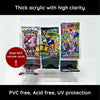 3 Slot Booster Pack Dispenser Card Storage Acrylic Booster Box for Trading Card