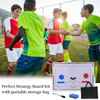 Magnetic Soccer Football Coach Board Portable Clipboard Tactical Board Kit
