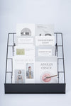 Book Display Rack Comic Book Greeting Card Stand Tabletop Magazine CD Holder