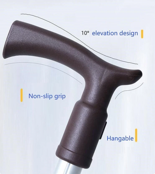 Folding Cane Seat Walking Stick Tripod Anti-Slip Portable for Seniors Hiking AU