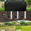 Manual Lawn Aerator Coring w/ Soil Track Tray &3 Core Portable Core Aerator Tool