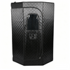 Infrared Sauna Box with 660&850nm Red Light Therapy Lamp f/ Home with 3L Steamer