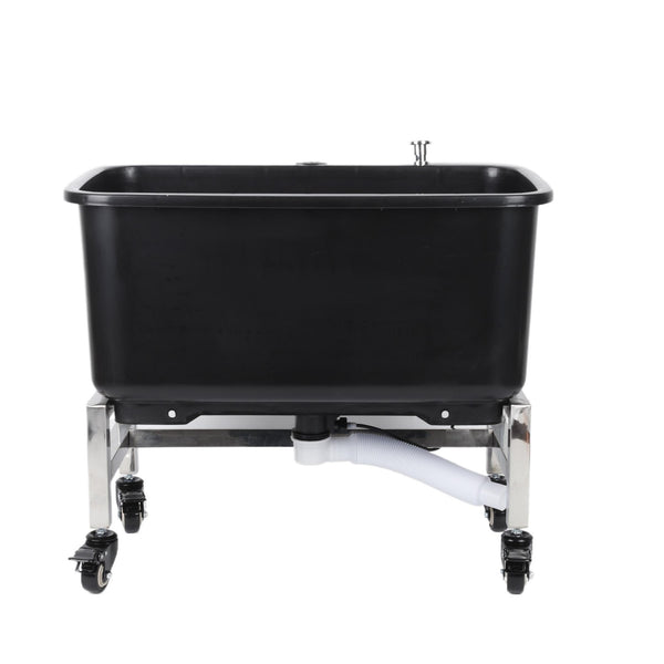 Freestanding Mop Sink with Rollers/Drainage Commercial Mop Bucket 60*40*50cm AU