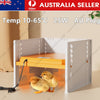 25W Chick Brooder Heating Plate Chicken Coop Heater Warmer 10-65℃ 3-Sided AU