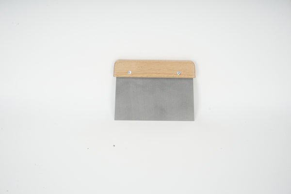 Dough Bench Scraper Stainless Steel Wooden Handle Cake Slicer Pastry Cutter AU