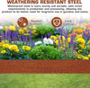 Steel Landscape Edging 5x Garden Border Lawn Edging for Tree Ring Yard & Pathway