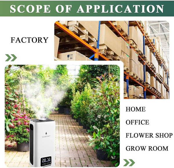 23.8L 220V Industrial Commercial Humidifiers Whole House Humidifier Smart panel