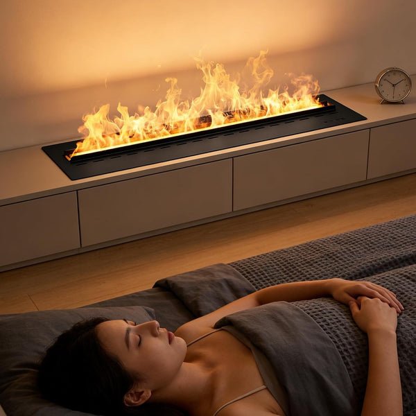 Water vapor fireplace 4D electric fireplace 168 Color Changes Voice App Control