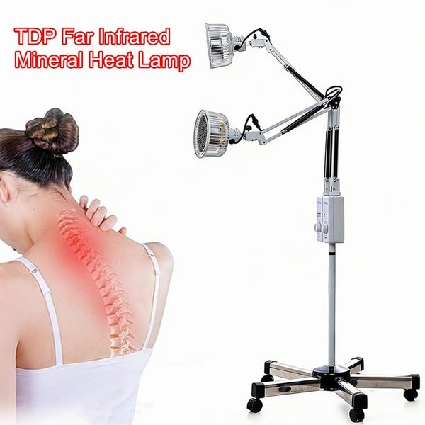 Acupuncture TDP Mineral Light 2-Head Far Infrared Therapy Heat Lamp Pain Relief