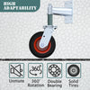 6" Gate Wheels Spring-Loaded Gate Wheels Caster Rotating Fence Wheel Max.600lbs.