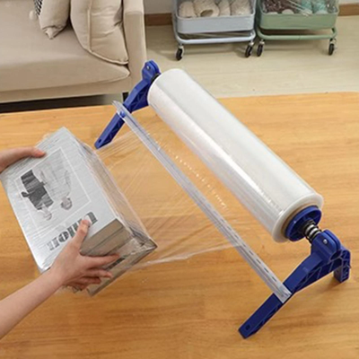 Stretch Film Wrap Dispenser Cling Film Plastic Wrap Dispenser with Cutter