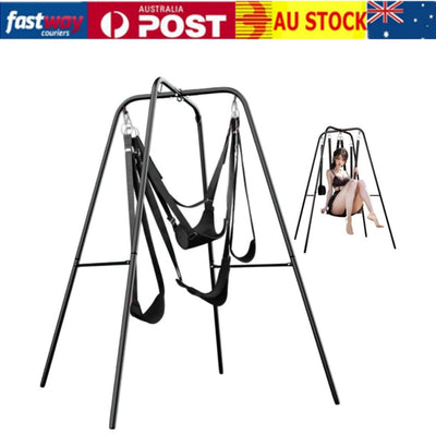 1.8m Couple Sex Swing Hammock Sex Swing Stand BDSM Bondage Frame w/Sling AU