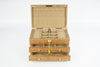 3Tier Wooden Jewelry Box Storage Cabinet Organizer For Necklaces Earrings w/Lock