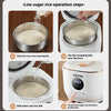 3L Low Carb Rice Cooker Low Sugar Cooker Rice Soup Separating Stainless Steel AU