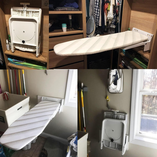 Foldable Wall Mounted Ironing Board -Space Saving in Laundry or Kitchen AU Stock