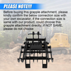 Excavator Attachment Soil Sieving Bucket Metal Wide Backhoe Rake for Mini Digger