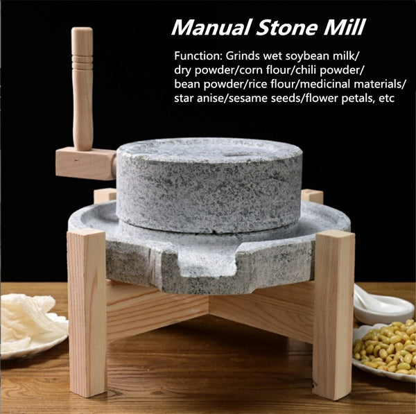30x40cm Stone Mill Grinder Dry/Wet Grinder Pepper Bean Flour Mill Grinder AU
