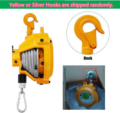 15-22kg Spring Balancer Retractor Hanging Holding Equipment w/1.5M Wire Rope