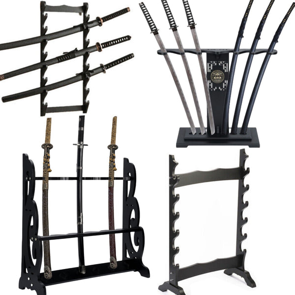 6/8/16 Layer Samurai Sword Stand Sword Stand Storage Rack Weapon Dispaly Holder