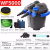Aquarium External Canister Pond Filter 5000L/H UV + Submersible Pump 3000L/H