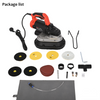 4"x3 Concrete Floor Grinder 3-Head 6 Speed Hand-held Smoothing Sander Polisher