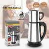 2000W Stainless Steel Electric Kettle With Filter Fast Boil Auto OFF 1L+2.3L