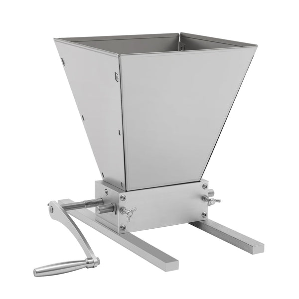 Malt Mill Malt Grinder Stainless Steel 2 Roller Crusher Beer Brewing Homebrew