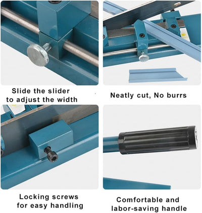 PVC Cable Trunking Cutter Open Slot Wiring Raceway Duct Cover Cutting Machine AU