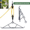 Deer Hanger Elk Hoist Pulley Lift System with Gambrel Hunting Game Hanging Kit